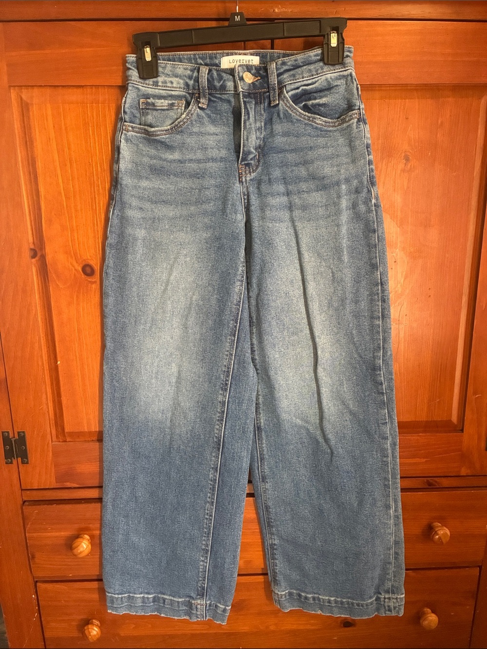 Men's Straight-Leg Light Blue Jeans
